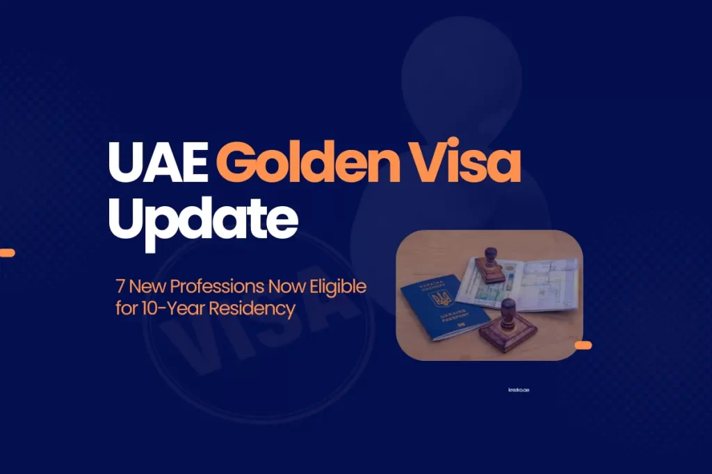 New UAE Golden Visa Jobs | Golden Visa Services Dubai